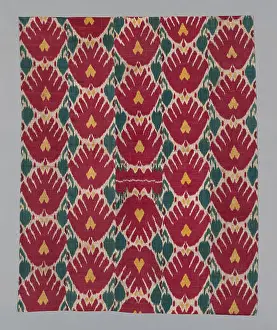 Ikat Prints: Wall Hanging Composed of Five Panels