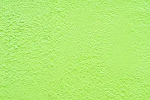 Concrete Prints: A wall painted lime green as a background texture