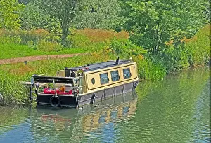 Ware Narrow Boat on River Lea Hertfordshire
