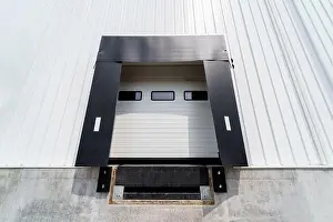 Ramp Prints: Warehouse gate for loading and unloading cargo in a distributed center