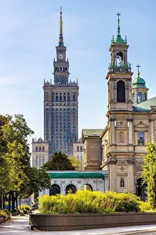 Business District Prints: Warsaw, Mazovia / Poland - 2020/08/09