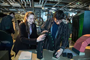 Polska Prints: Warsaw, Poland, visitors in Copernicus Science Centre