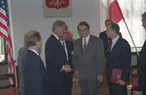 Premier Prints: Warszawa 07.07.1994. Wizyta prezydenta Stanów Zjednoczonych Billa Clintona w Polsce w dniach 6-7 lipca