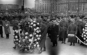 Praga Prints: Warszawa, 1948-11-06. Obchody XXXI rocznicy rewolucji paŸdziernikowej