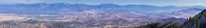 American Fork Prints: Wasatch Front Rocky Mountain landscapes from Oquirrh range looking at Utah Lake during fall
