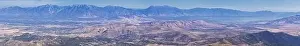 American Fork Prints: Wasatch Front Rocky Mountain landscapes from Oquirrh range looking at Utah Lake during fall