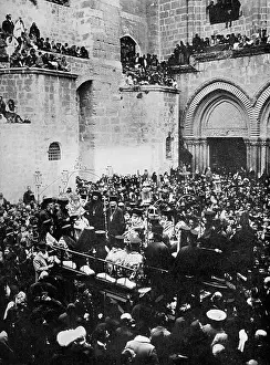 Palestine Prints: The Washing of the Feet, Church of the Holy Sepulchre