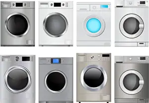 Home Appliance Prints: Washing machine. Collection