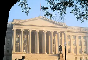 Alexander Hamilton Prints: Washington, D.C. USA, U.S. Treasury Department building