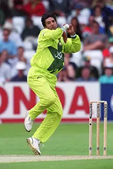 Bowling Prints: WASIM AKRAM PAKISTAN 05 June 1999