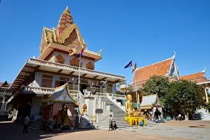Wat Ounalom, a Monastery in Phnom Penh, Cambodia