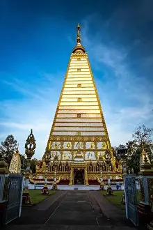 Phra Prints: Wat Phra That Nong Bua, in Ubon, Thailand, south east asia