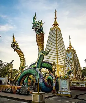 Phra Prints: Wat Phra That Nong Bua, in Ubon, Thailand, south east asia