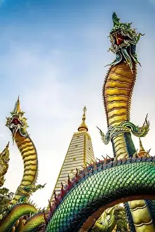 Phra Prints: Wat Phra That Nong Bua, in Ubon, Thailand, south east asia