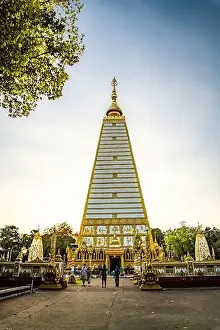 Phra Prints: Wat Phra That Nong Bua, in Ubon, Thailand, south east asia