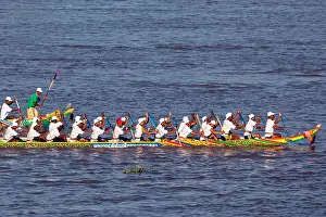 Khmer Prints: Water Festival, Tonle Sap river, Phnom Penh, Cambodia