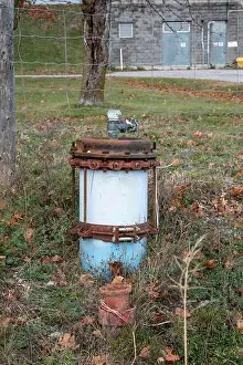 Outlet Prints: Water valve at Lakeshore Water Reservoir on Innisfil Beach Road in Innisfil