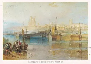 Suffolk Prints: Watercolour of Orford by J. M. W. Turner