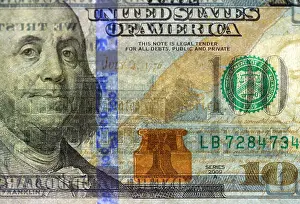 Watermark Prints: Watermark on new hundred dollar bill