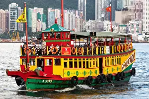 Cruising Prints: Watertours tourist harbour cruise, Hong Kong, SAR, China