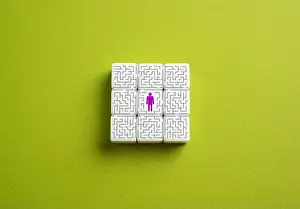 Confusion Prints: Find a way out of the maze. Resolve personal problems