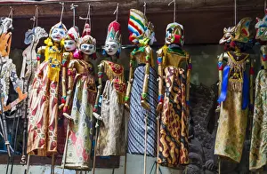 Puppets Prints: Wayang puppets, Tenganan Pegringsingan, Bali, Indonesia