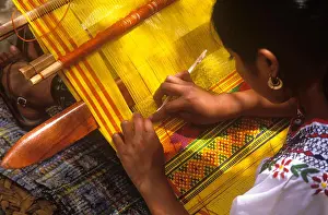 Weaving Prints: The weavers of San Antonio Aguas Calientes (near Antigua) are among the best in all of Guatemala