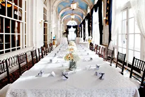 Nashville Tennessee Prints: WEDDING THE HERMITAGE HOTEL NASHVILLE TENNESSEE TN INTERIOR ARCHITECTURE OLD CLASSY HOTEL DECORATED DECOR TABLE LINEN
