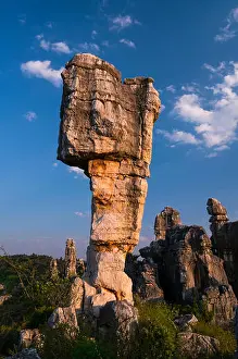Yunnan Prints: Weird rock formations of limestone
