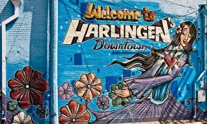 Art Work Prints: Welcome to Harlingen's Downtown