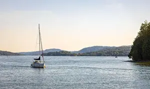 Bowness On Windermere Prints: Wendermere lake near Bowness-on-Windermere in Lake District