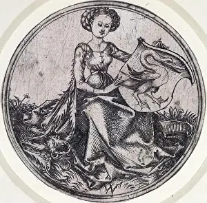 Swan Prints: Wenzel von Olmütz Coat of arms with the swan