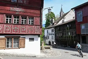 Werdenberg, Switzerland - 14 July 2024: view at the village of Werdenberg on Switzerland