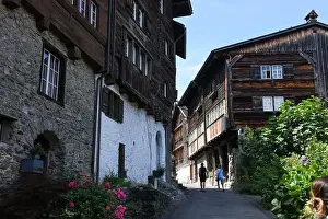 Werdenberg, Switzerland - 14 July 2024: view at the village of Werdenberg on Switzerland