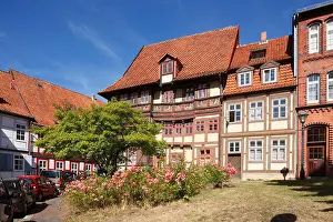 Lower Saxony Prints: Wernersche House, Renaissance half-timbered house