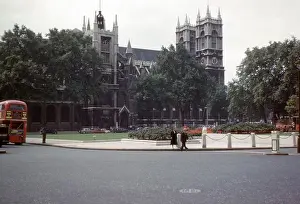 Historical Site Prints: Westminster Abbey in London, England