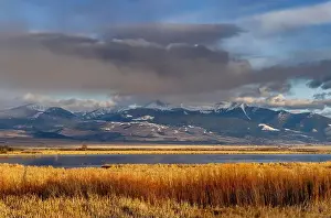 Anaconda Prints: Wetlands below Mount Powell in the Flint Creek Range at Warm Springs Wildlife Management Area in Warm Springs