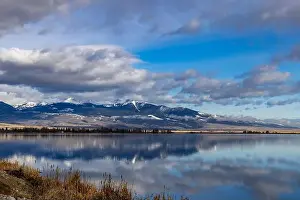 Anaconda Prints: Wetlands below Mount Powell in the Flint Creek Range at Warm Springs Wildlife Management Area in Warm Springs