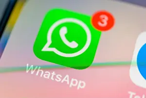 Smartphone Prints: WhatsApp, messenger service, app icon