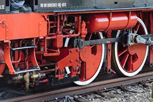 Incidental Prints: Wheels on railway tracks, detail