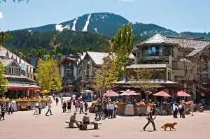Whistler Village is a fun pedestrianfriendly area for visitors and residents