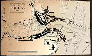 Friends Prints: Whitby, North Yorkshire, old map of Whitby North Yorkshire in 1768