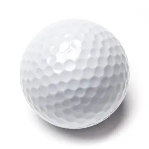 Golf Ball Prints: White golf ball isolated on white background