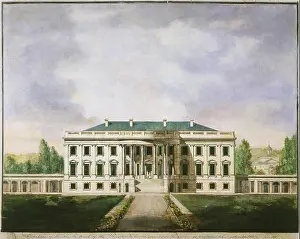 Benjamin Prints: WHITE HOUSE, D.C. 1807. /nElevation of the south front of the President's House