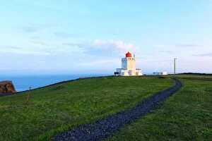 Images Dated 7th June 2016: White lighthouse at Cape Dyrholaey