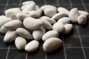 Ramadan Prints: White Sugar Coated Almonds / Turkish Badem Sekeri. Traditional Food