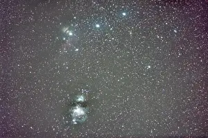 Telescope Prints: Widefield astrophotography image of the Orion Nebula (M42) captured in 2026
