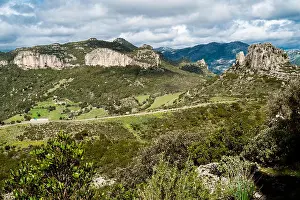 Close To Prints: WIld landscape with rock formations close to Jerzu, Sardinia, Italy