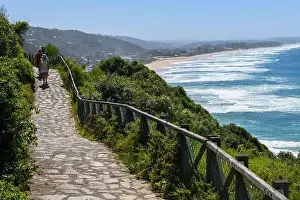 Wilderness, South Africa - 26 January 2023: view the beach of Wilderness on South Africa