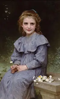 William-Adolphe Bouguereau (1825-1905) - Daisies 1894